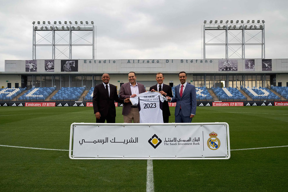 The Saudi Investment Bank has signed an agreement with Real Madrid to be the club's official partner