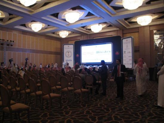 The Saudi Investment Bank’s stall at the