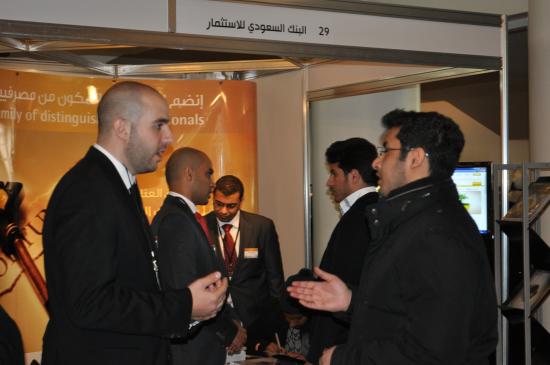 Candidates waiting to ask about SAIB recruitment opportunities