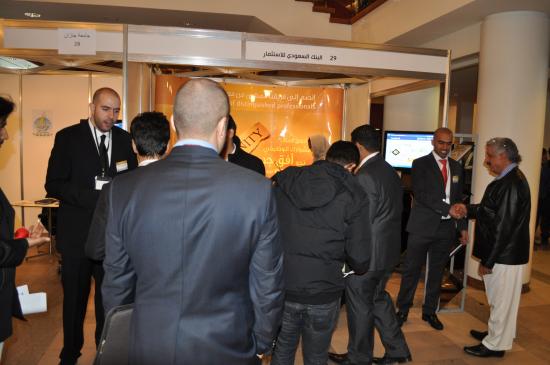 Candidates waiting to ask about SAIB recruitment opportunities