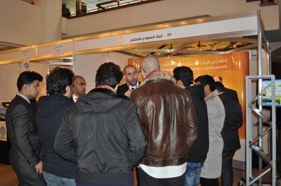 Candidates waiting to ask about SAIB recruitment opportunities