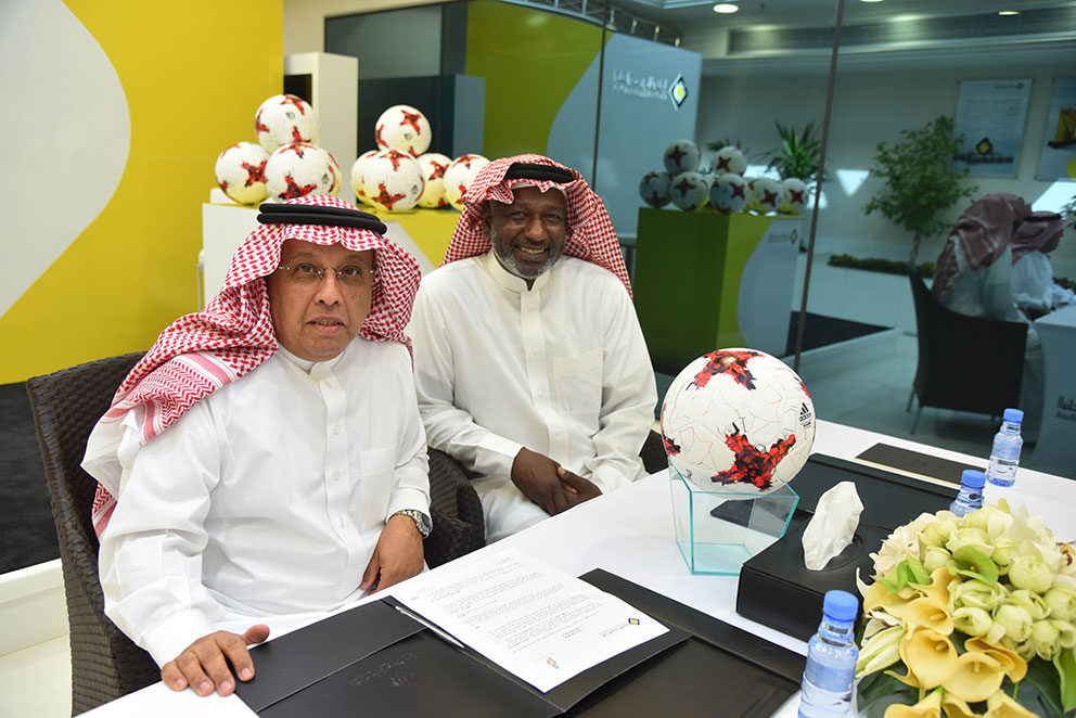 Signing Agreement Ceremony with society of footballers friends charity